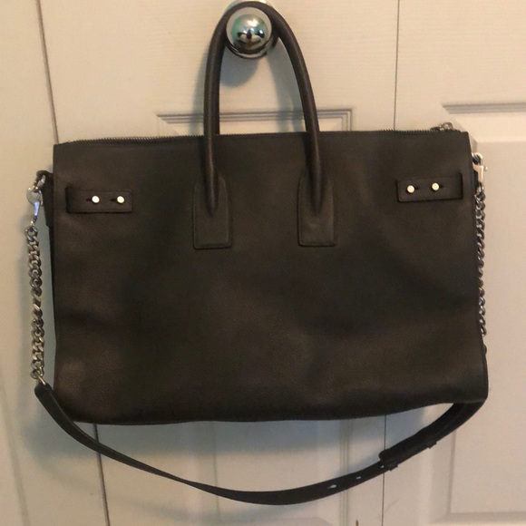 Saint Laurent sac de jour grey tote crossbody - Picture 3 of 8